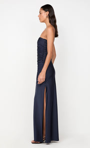 ETERNITY STRAPLESS MAXI DRESS - INK