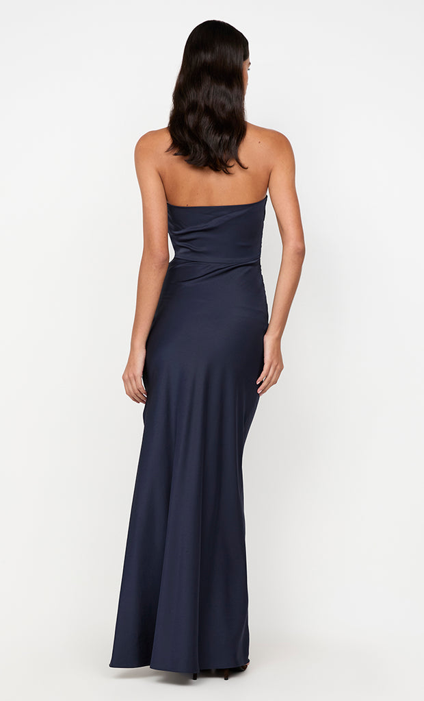 ETERNITY STRAPLESS MAXI DRESS - INK