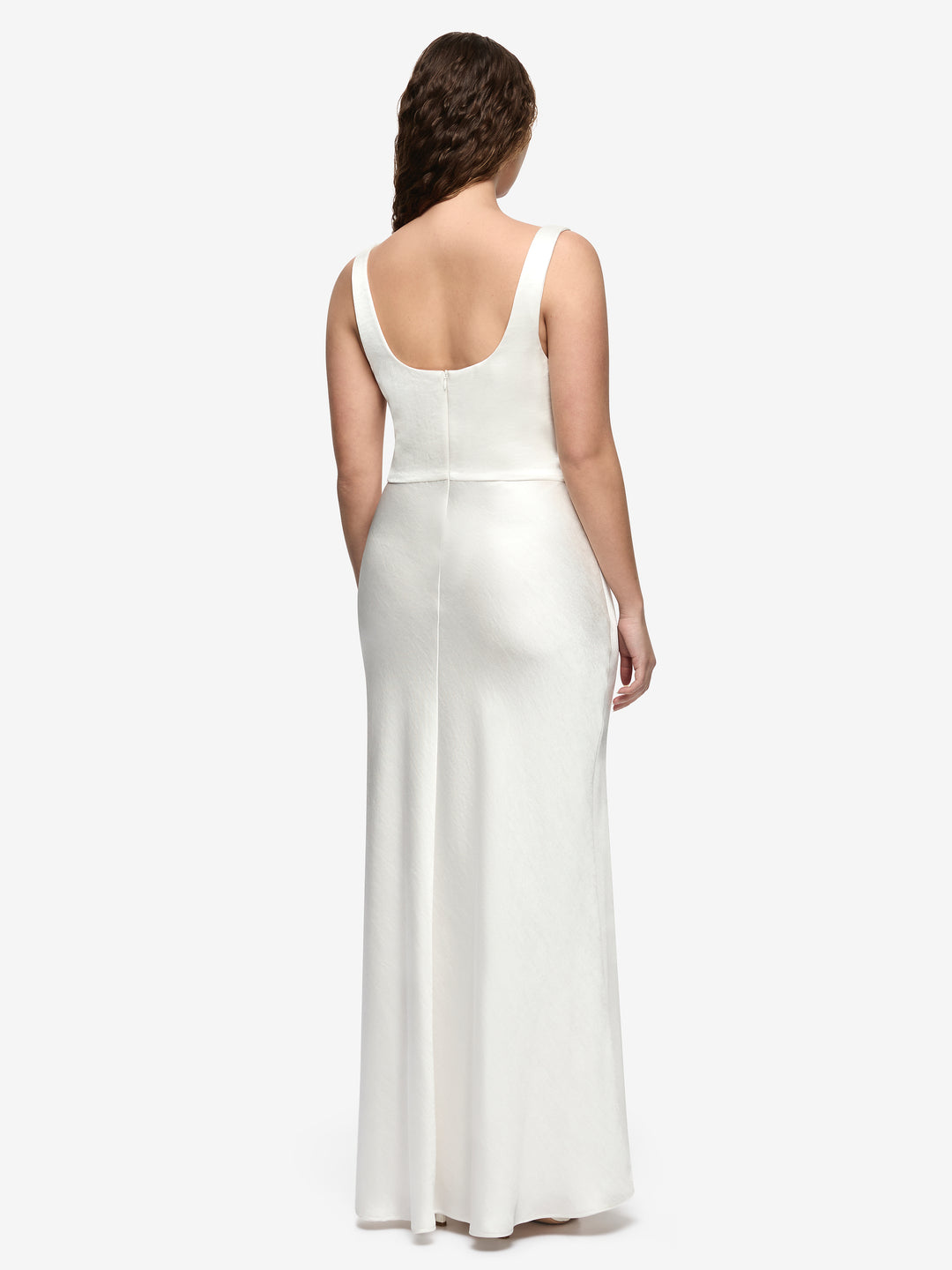 AUSTEN COWL NECK MAXI DRESS - IVORY