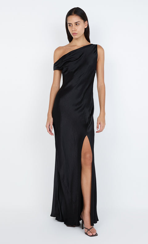 SOL ASYM DRESS - BLACK