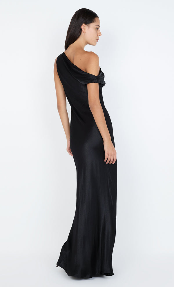 SOL ASYM DRESS - BLACK