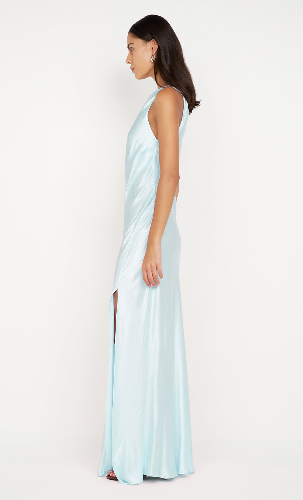 SOL ASYM DRESS - ARCTIC BLUE