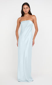 AUSTEN STRAPLESS MAXI DRESS - ARCTIC BLUE
