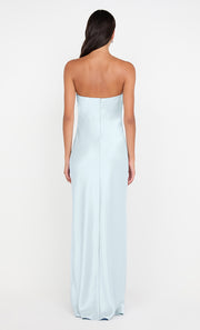 AUSTEN STRAPLESS MAXI DRESS - ARCTIC BLUE