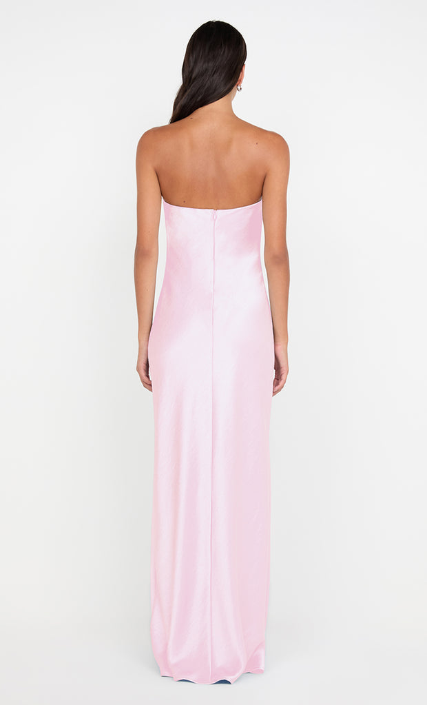 AUSTEN STRAPLESS MAXI DRESS - POWDER PINK
