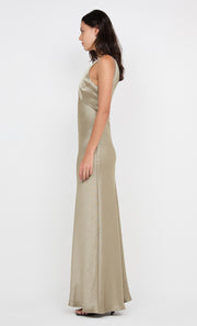 AUSTEN V NECK MAXI DRESS - SAGE