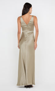 AUSTEN V NECK MAXI DRESS - SAGE