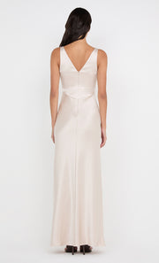 AUSTEN V NECK MAXI DRESS - SAND