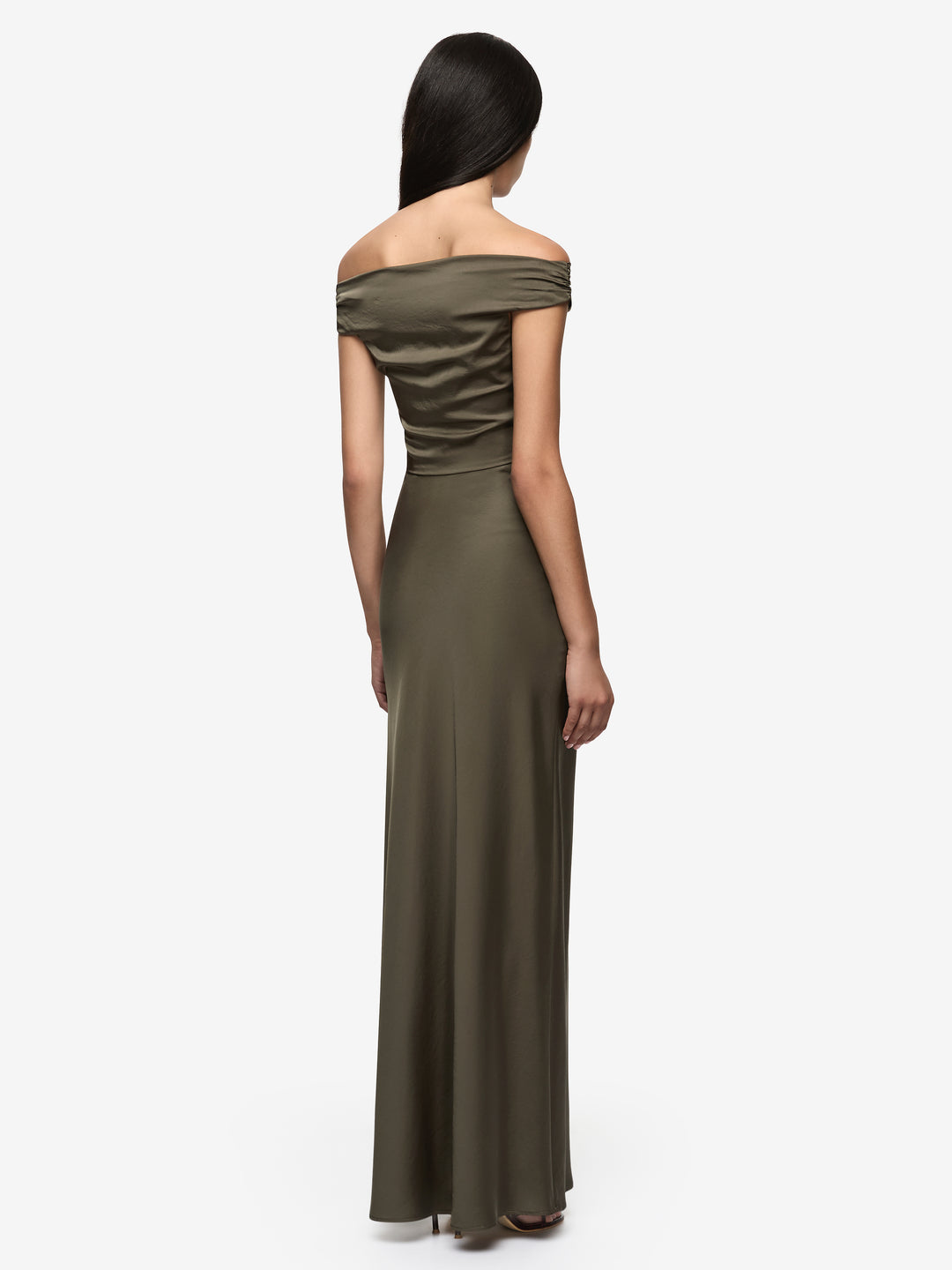 ETERNITY OFF SHOULDER MAXI - DARK WILLOW