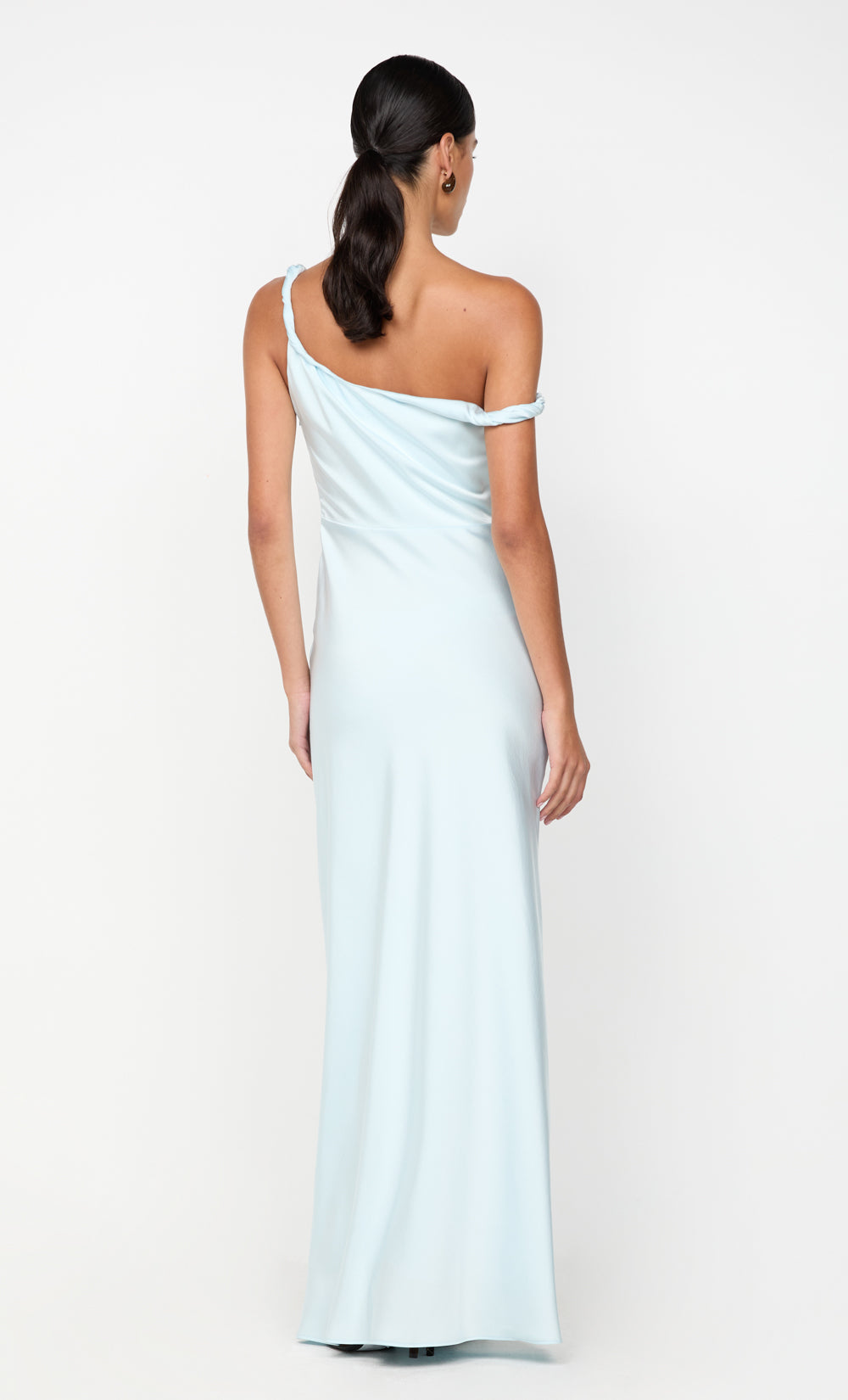 LUNETTA TWIST STRAP DRESS - ARCTIC BLUE