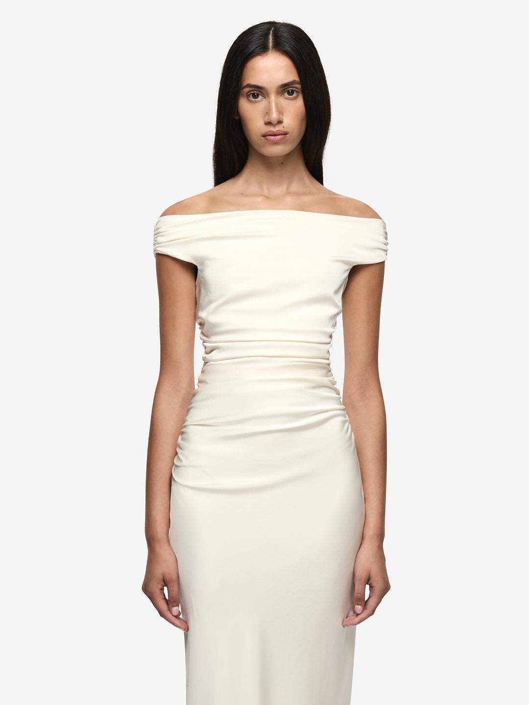 ETERNITY OFF SHOULDER MAXI - CREAM