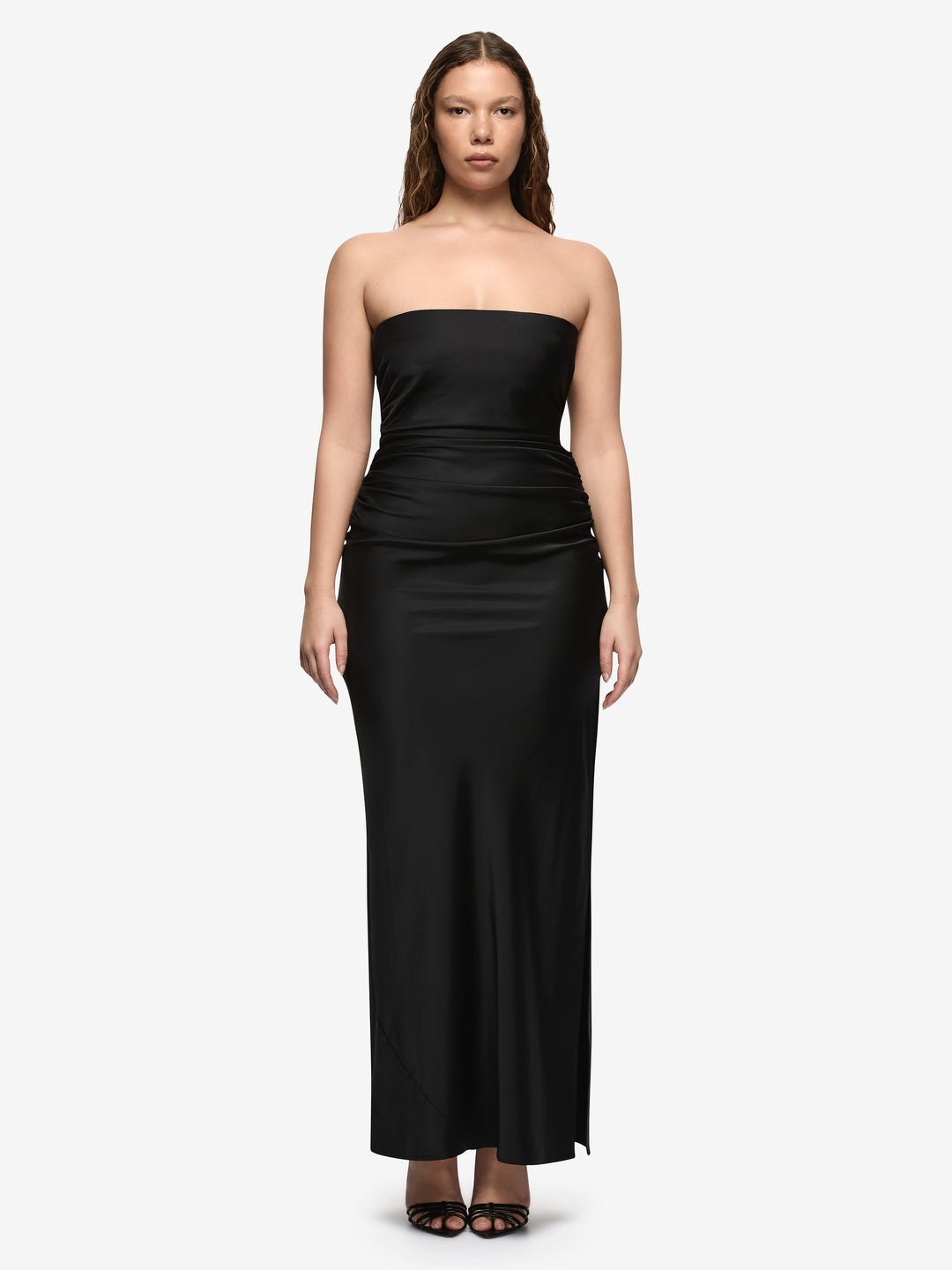 ETERNITY STRAPLESS MAXI DRESS - BLACK