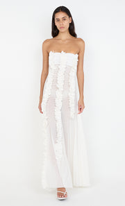 VIOLA RUFFLE GOWN - IVORY