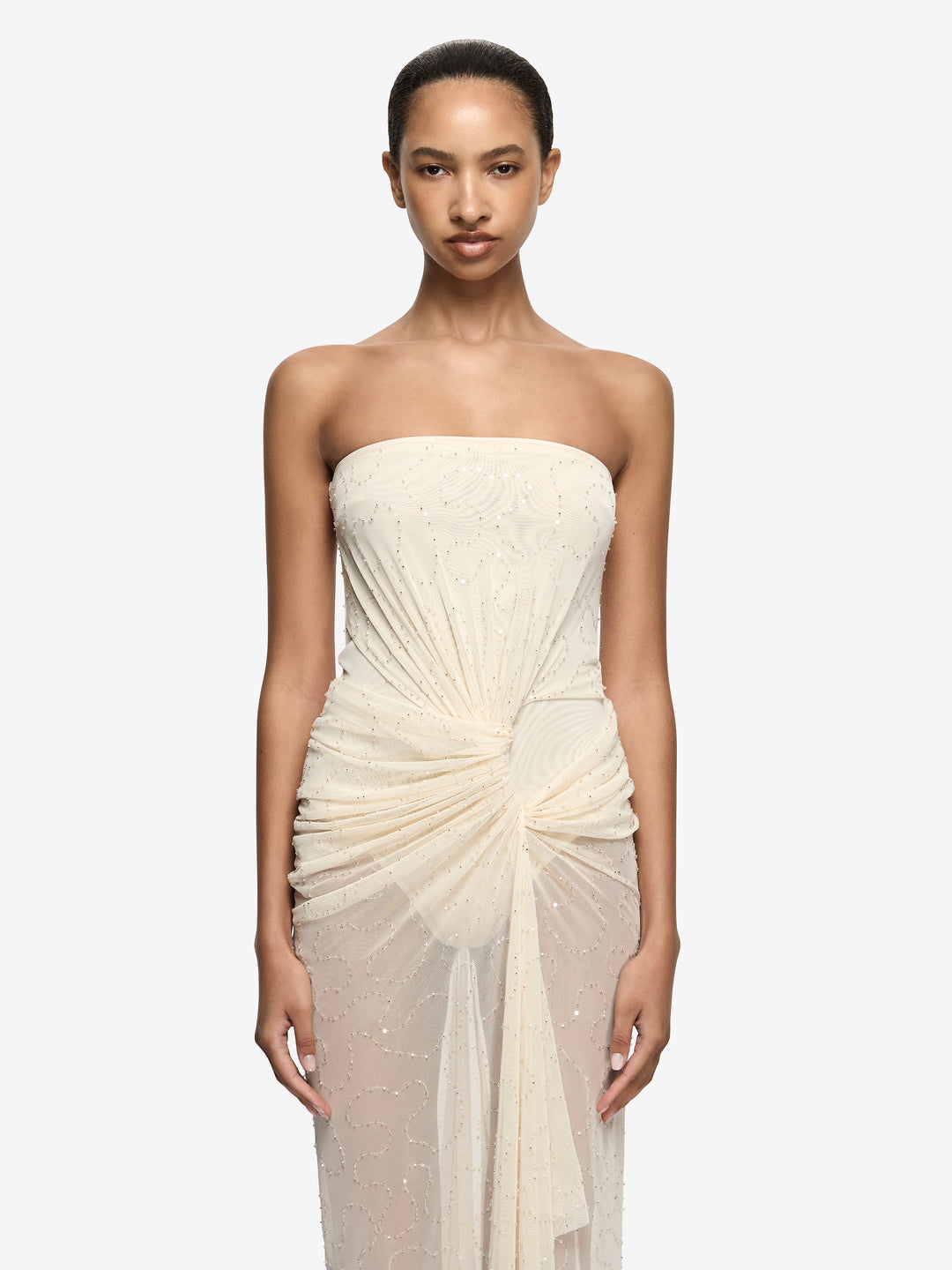 VITTORIA STRAPLESS GOWN - SHELL