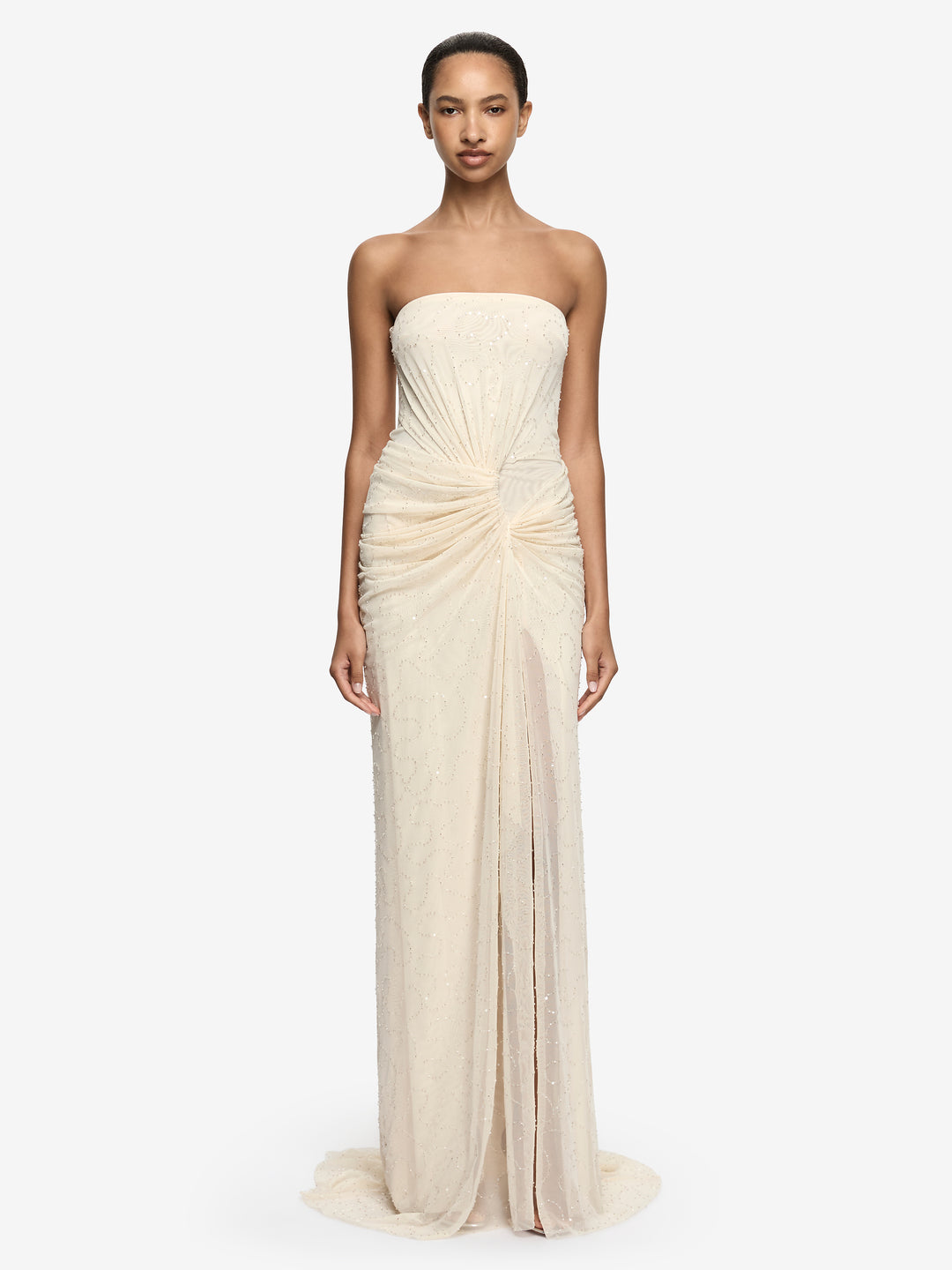 VITTORIA STRAPLESS GOWN - SHELL