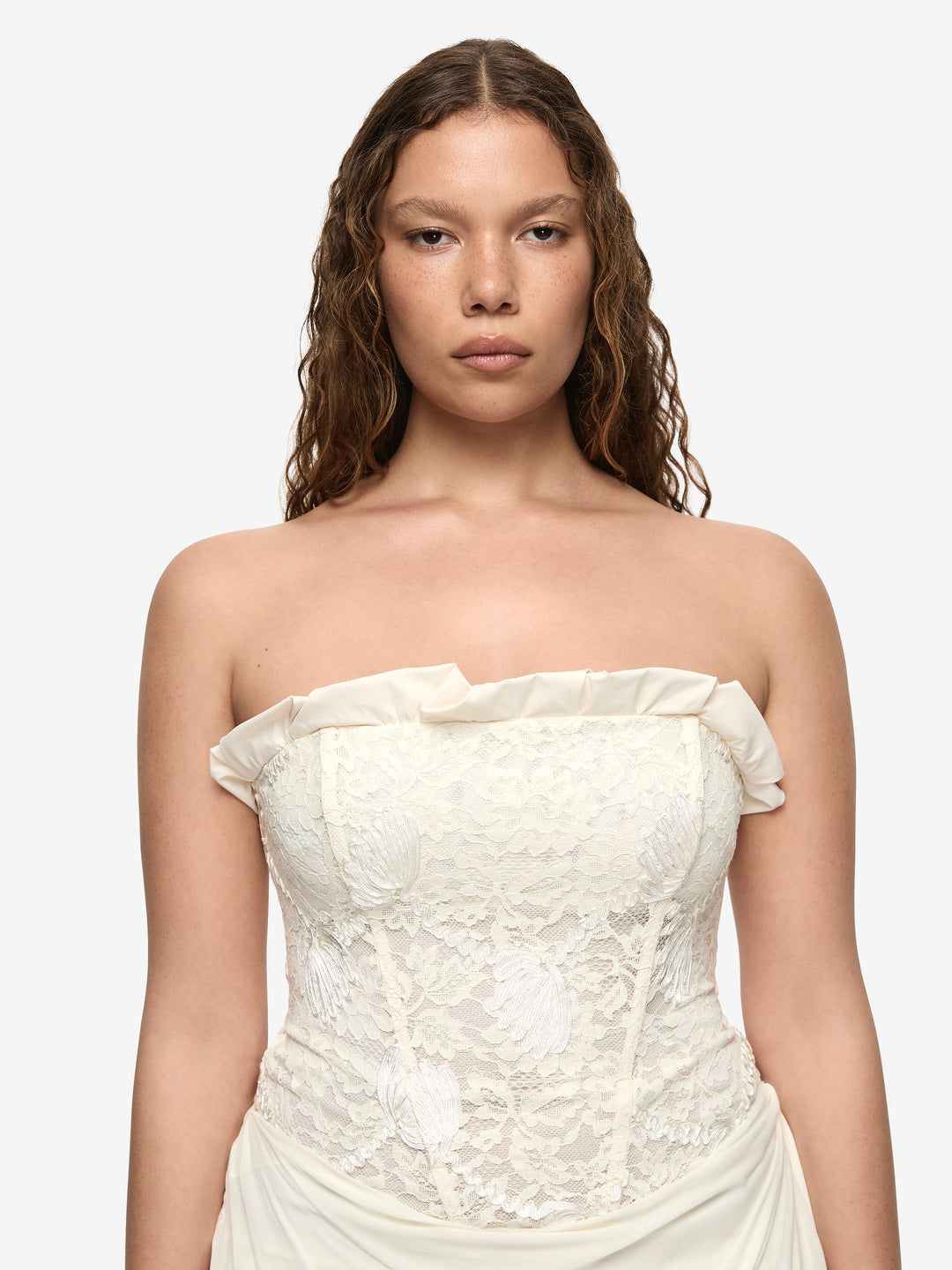 JULIET CORSET MINI DRESS - CANNOLI