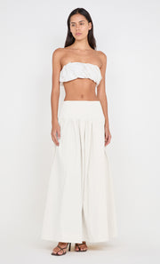 DOMENIC CROPPED BUBBLE TOP - IVORY