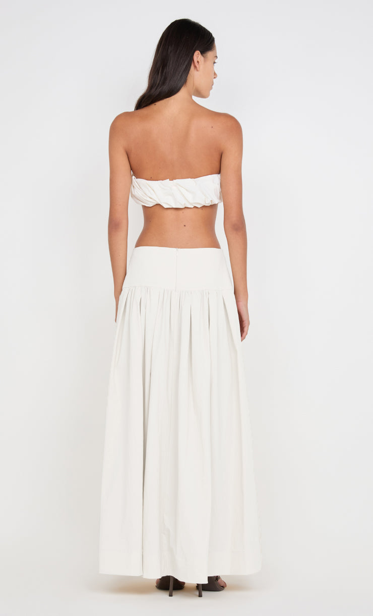 DOMENIC CROPPED BUBBLE TOP - IVORY