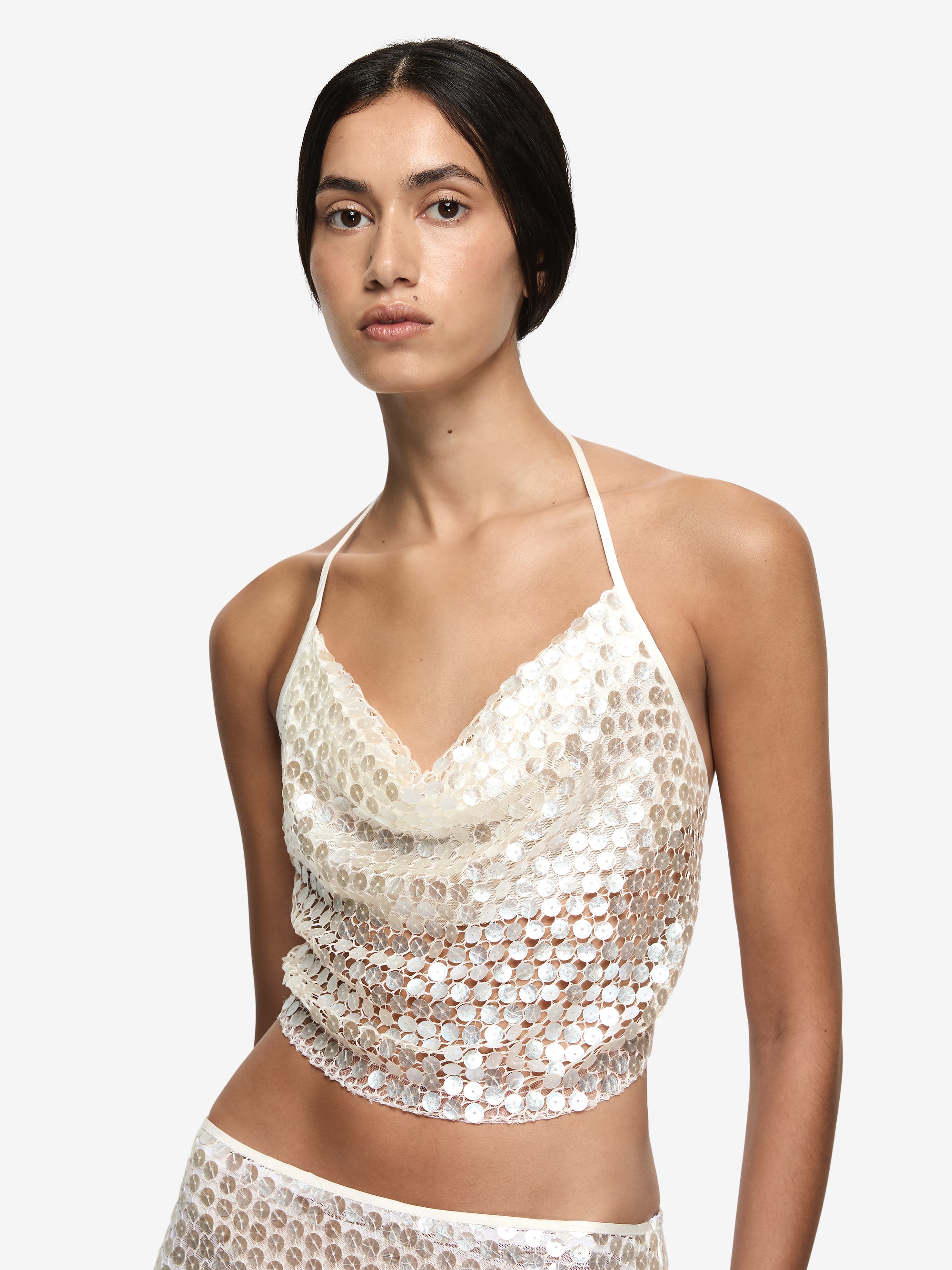 ♡*様 pellicule pearl halter camisole pearl halter camisole