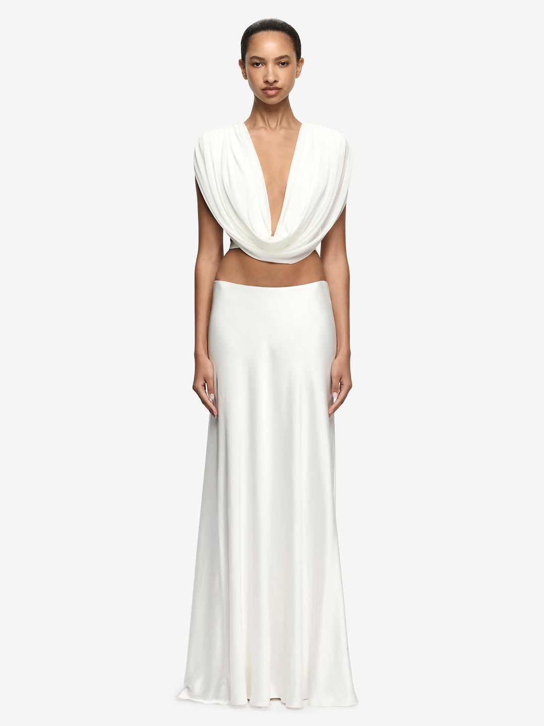 ARIANNA COWL TOP - IVORY