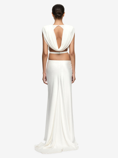 ARIANNA COWL TOP - IVORY