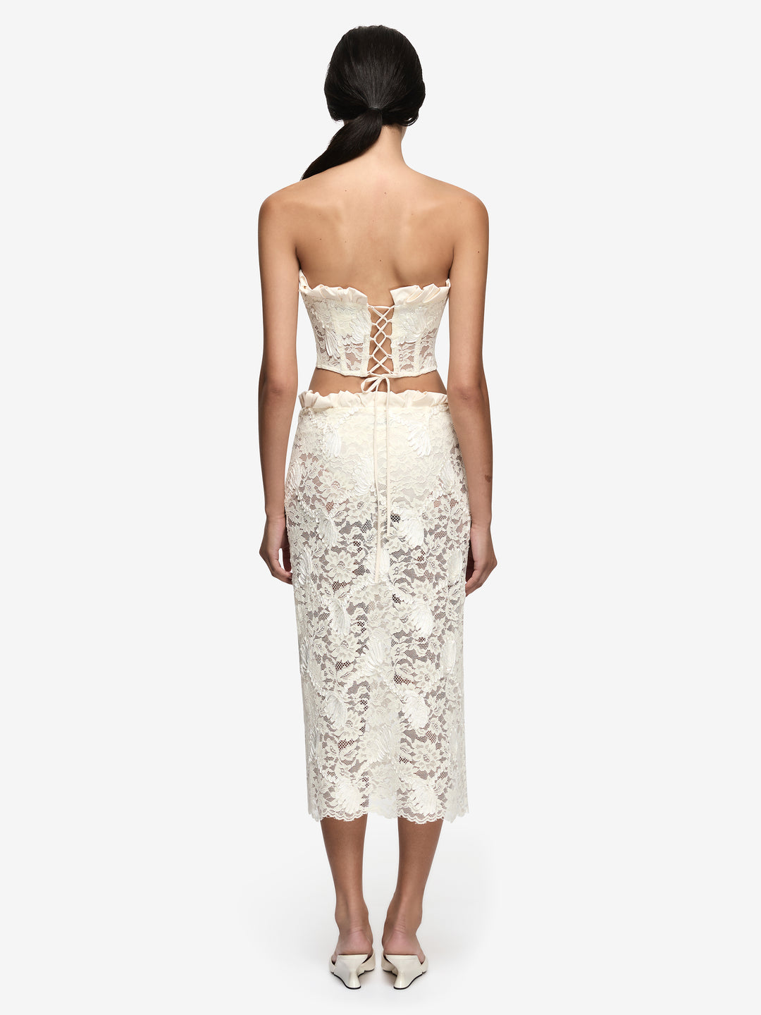 JULIET MIDI SKIRT - CANNOLI