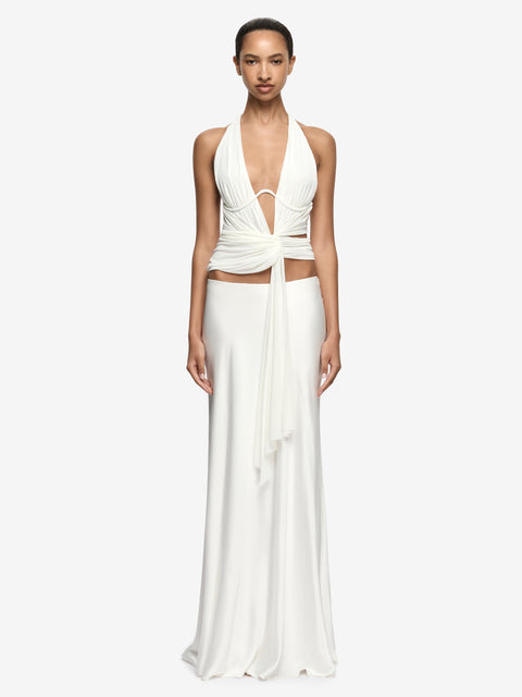 EYRE MAXI SKIRT - IVORY