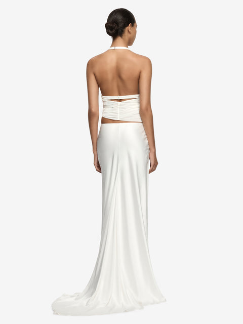 EYRE MAXI SKIRT - IVORY