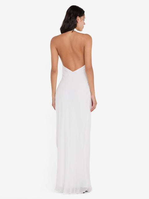 SONEVA WRAP DRESS - IVORY