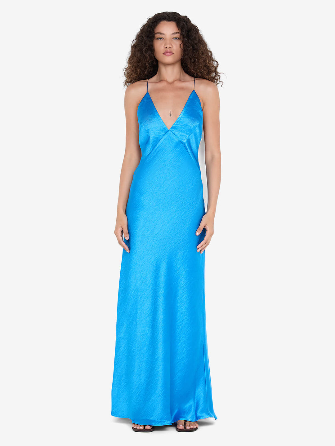 ARIAHN MAXI DRESS - MID BLUE - BEC + BRIDGE ARIAHN MAXI DRESS - MID BLUE - BEC + BRIDGE