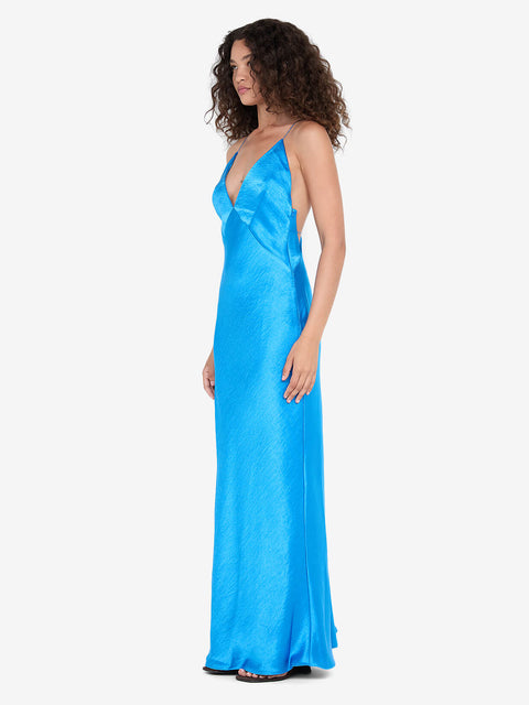 ARIAHN MAXI DRESS - MID BLUE
