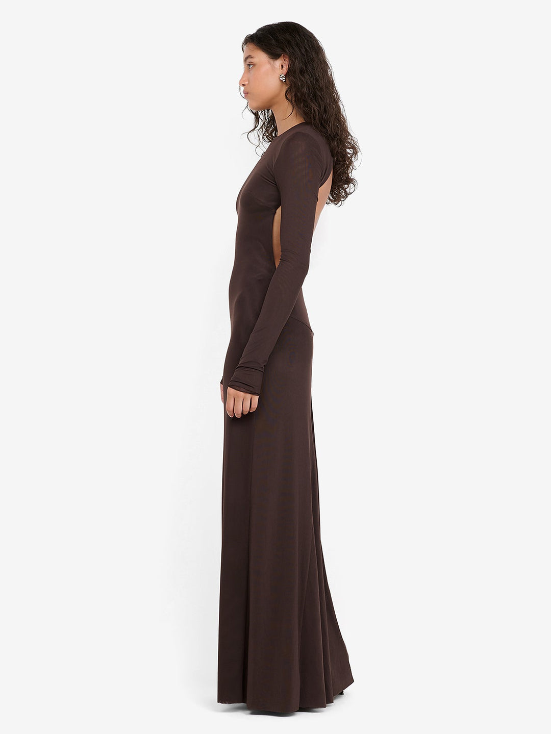 bec and bridge brown long sleeve dress STAFF STYLE