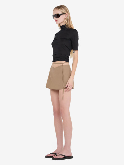 VIDA SKIVVY TOP - BLACK