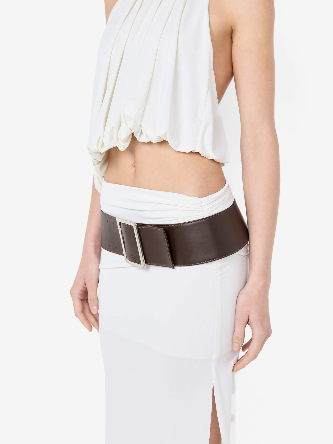 CADENCE RACER MAXI DRESS - SNOW