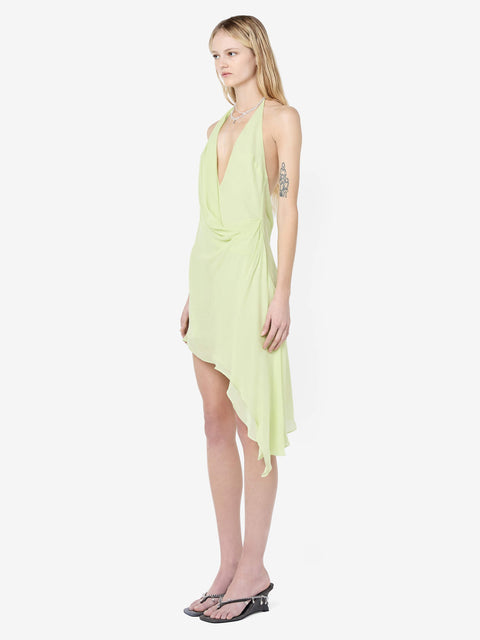 SABRINA MINI DRESS - WASABI