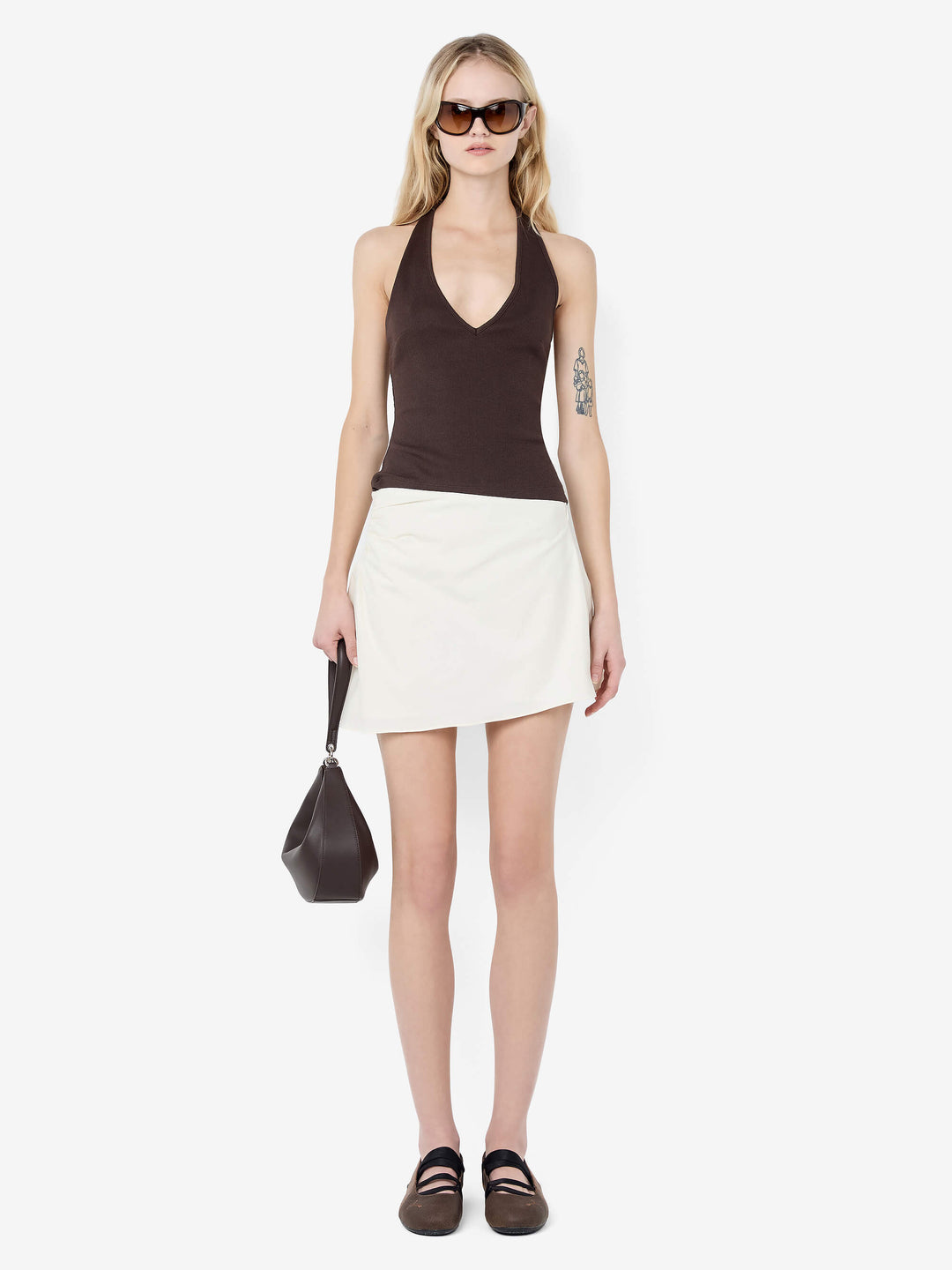 MARCELINE MINI SKIRT - CREAM