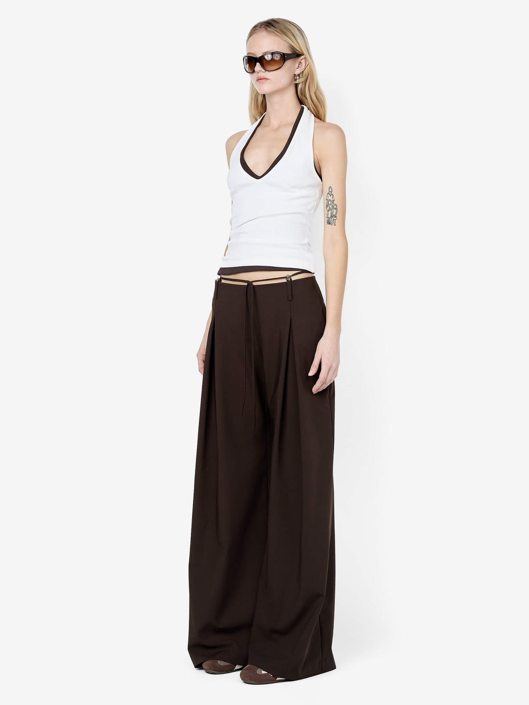 AYLA HALTER TOP - IVORY