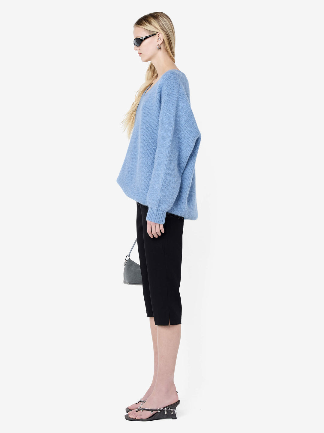 NOE OVERSIZED JUMPER - DENIM BLUE
