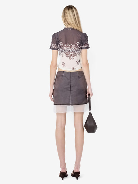 VIOLETTE BABY TEE - CARNATION FLORAL