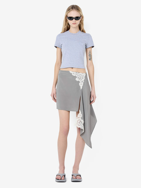 CLAUDETTE BABY TEE - GREY MARLE