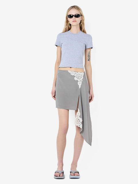 CLAUDETTE BABY TEE - GREY MARLE