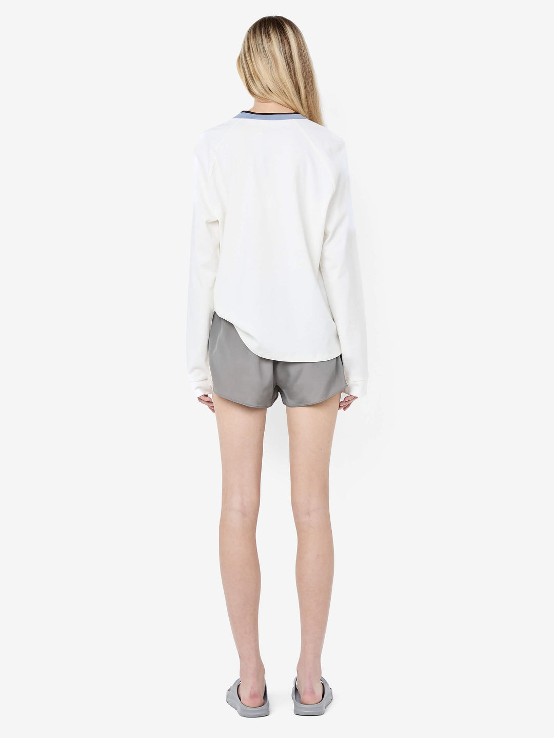 CHATEAU SHORT - SLATE GREY/IVORY