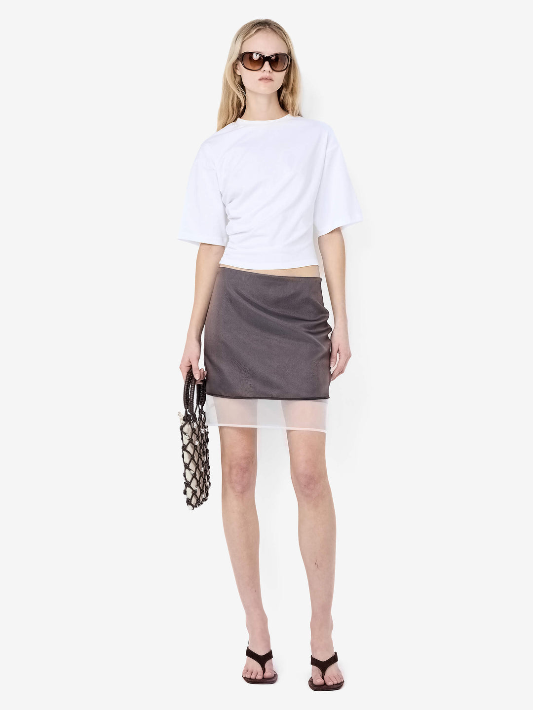 EMA ASYM TEE - IVORY