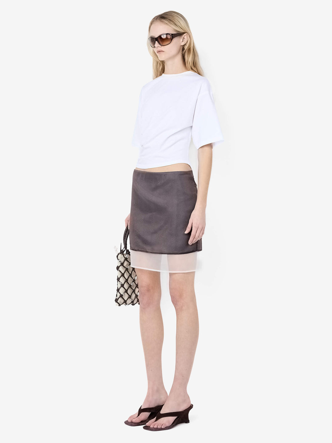 EMA ASYM TEE - IVORY
