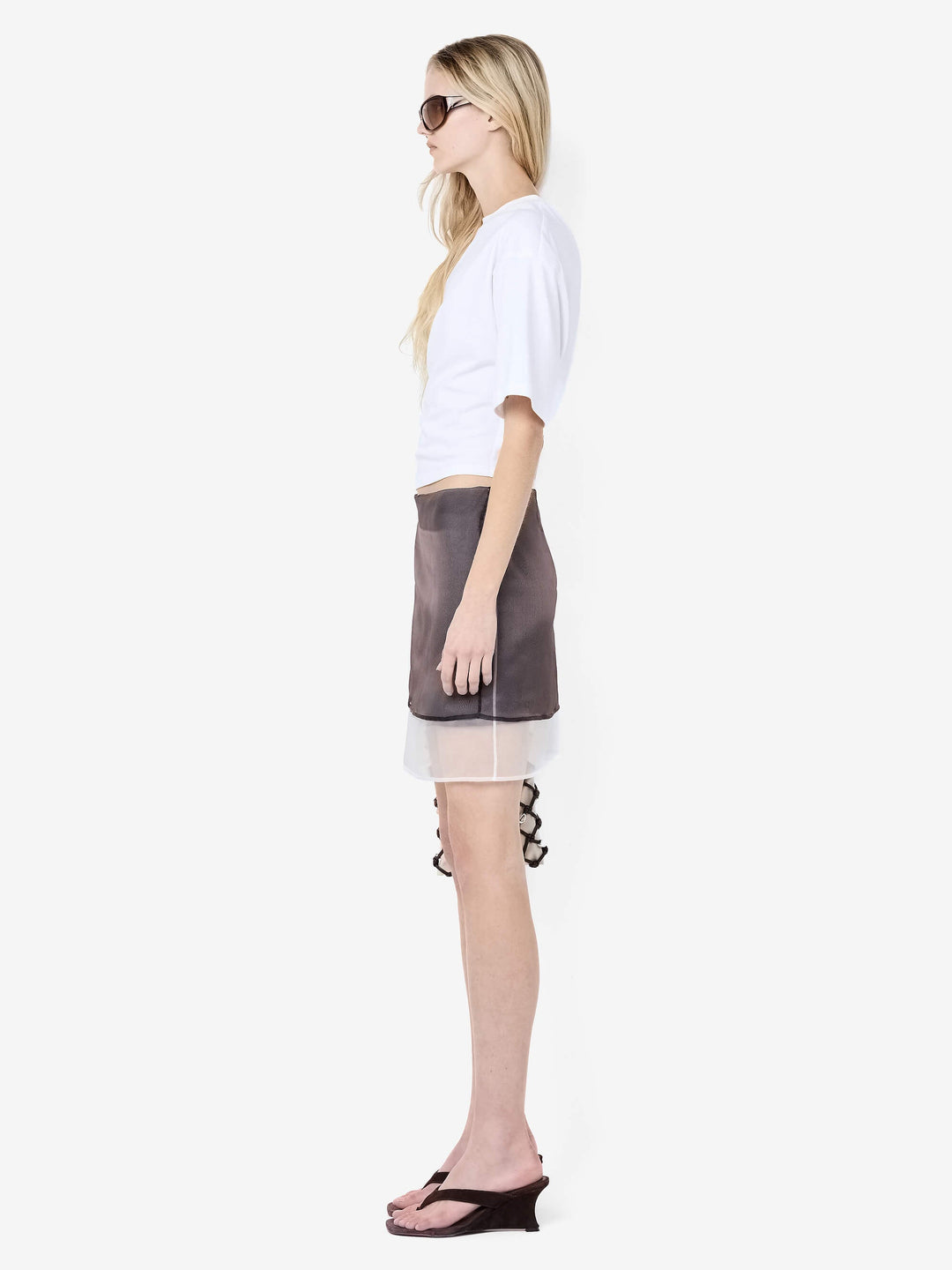 EMA ASYM TEE - IVORY