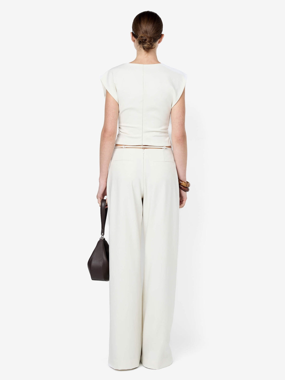 DEVYN COWL TOP - CREAM