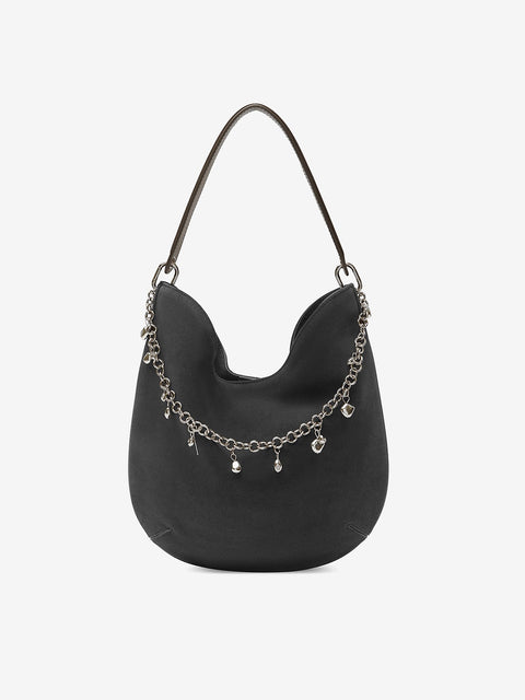 RHEA SAC BAG - CHOC SUEDE