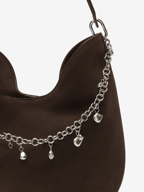 RHEA SAC BAG - CHOC SUEDE