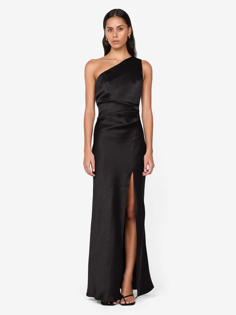 THE DREAMER ASYM DRESS - BLACK