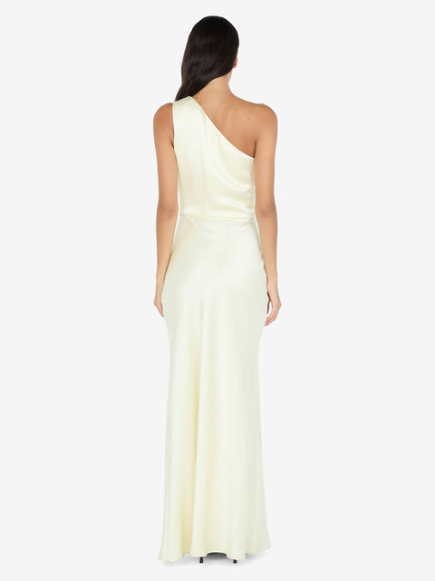 THE DREAMER ASYM DRESS - ICE YELLOW